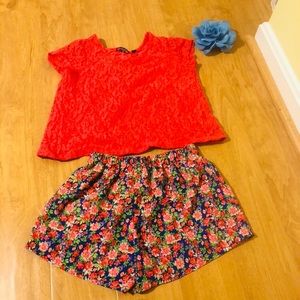 Girl’s Top and Shorts set